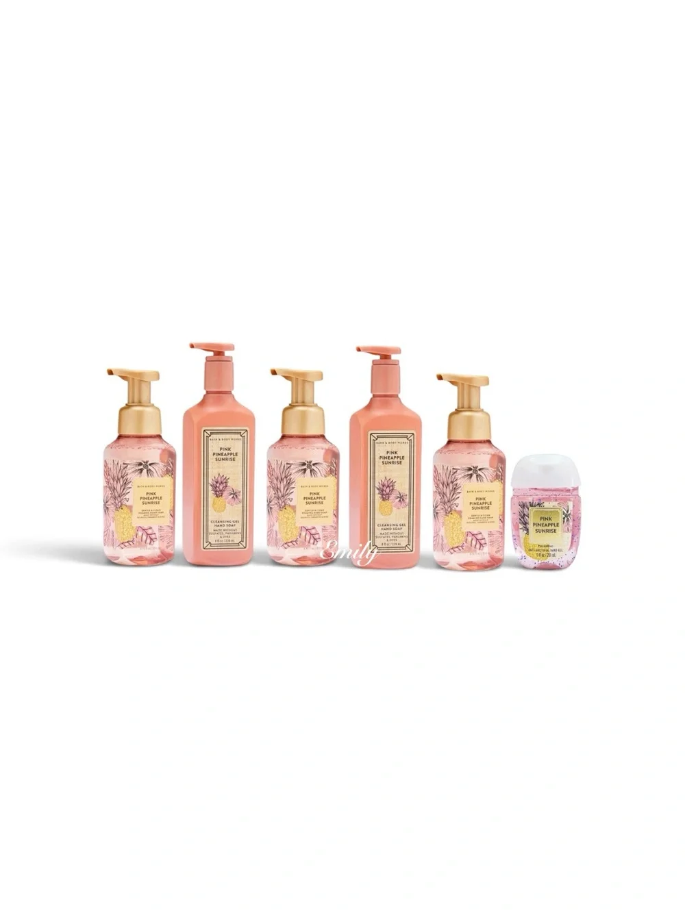 Bath & Body Works five piece
